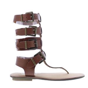 Liliana AVIS-3 Cognac COGNAC Womens sandals 6.5 NEW